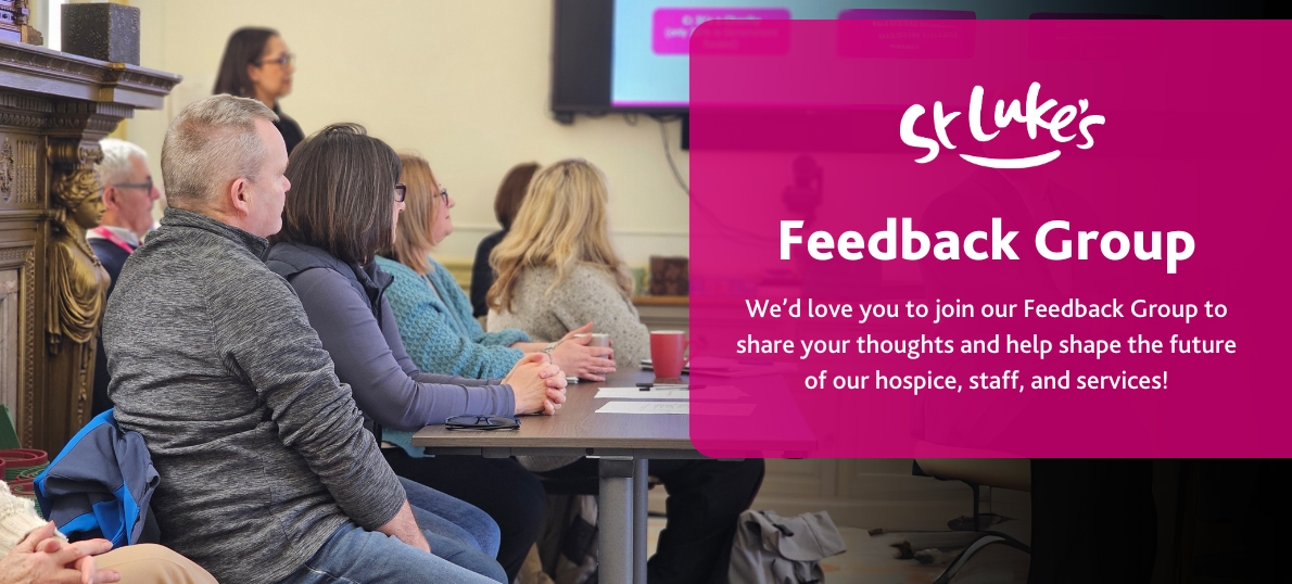 St Luke&amp;#39;s Feedback Group Web Banner