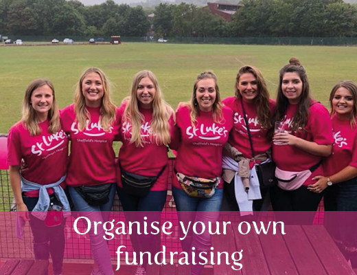 Organise your own fundraising