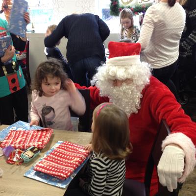 Santa adds festive magic to Atkinsons breakfast event