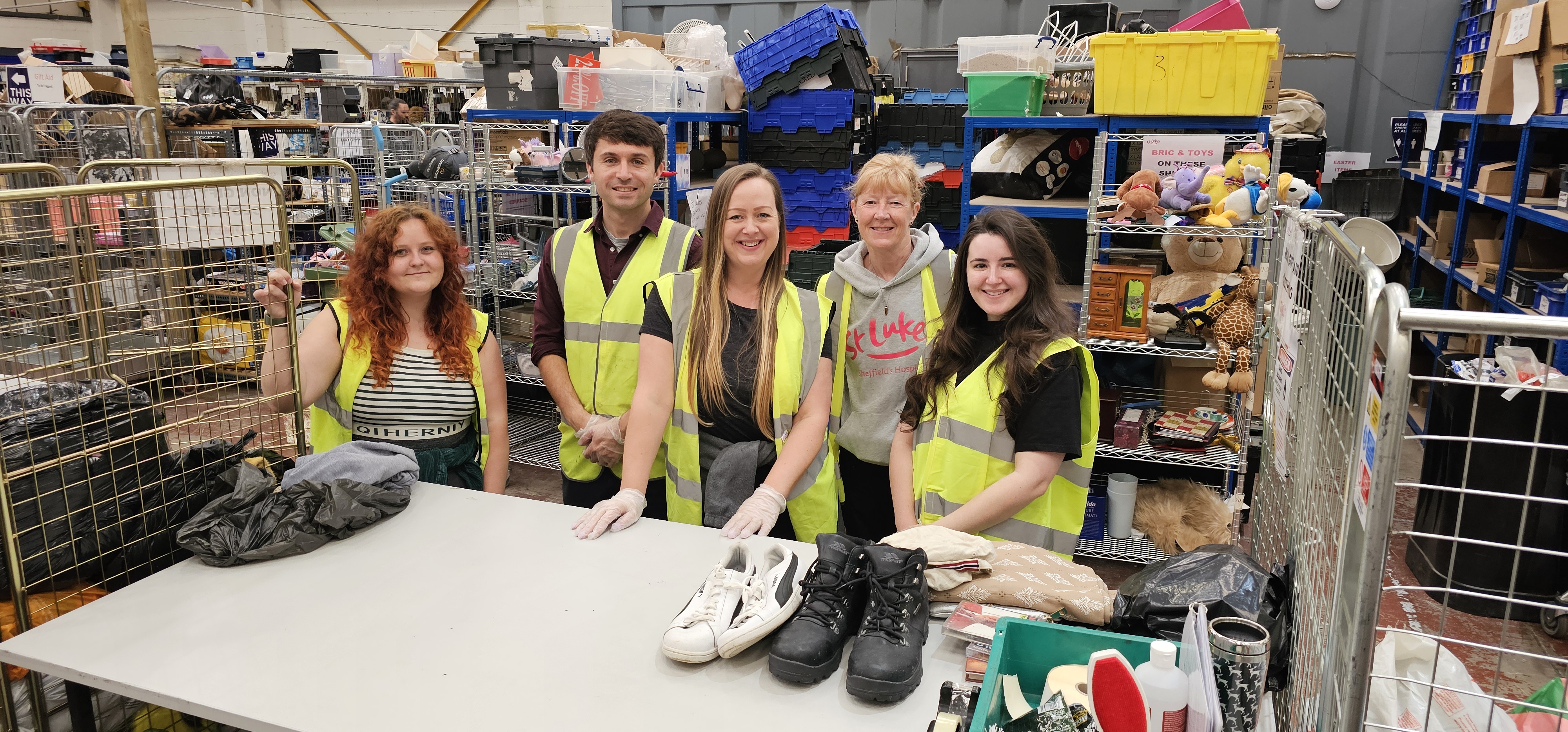 St Lukes Donation Centre Volunteer Team Banner