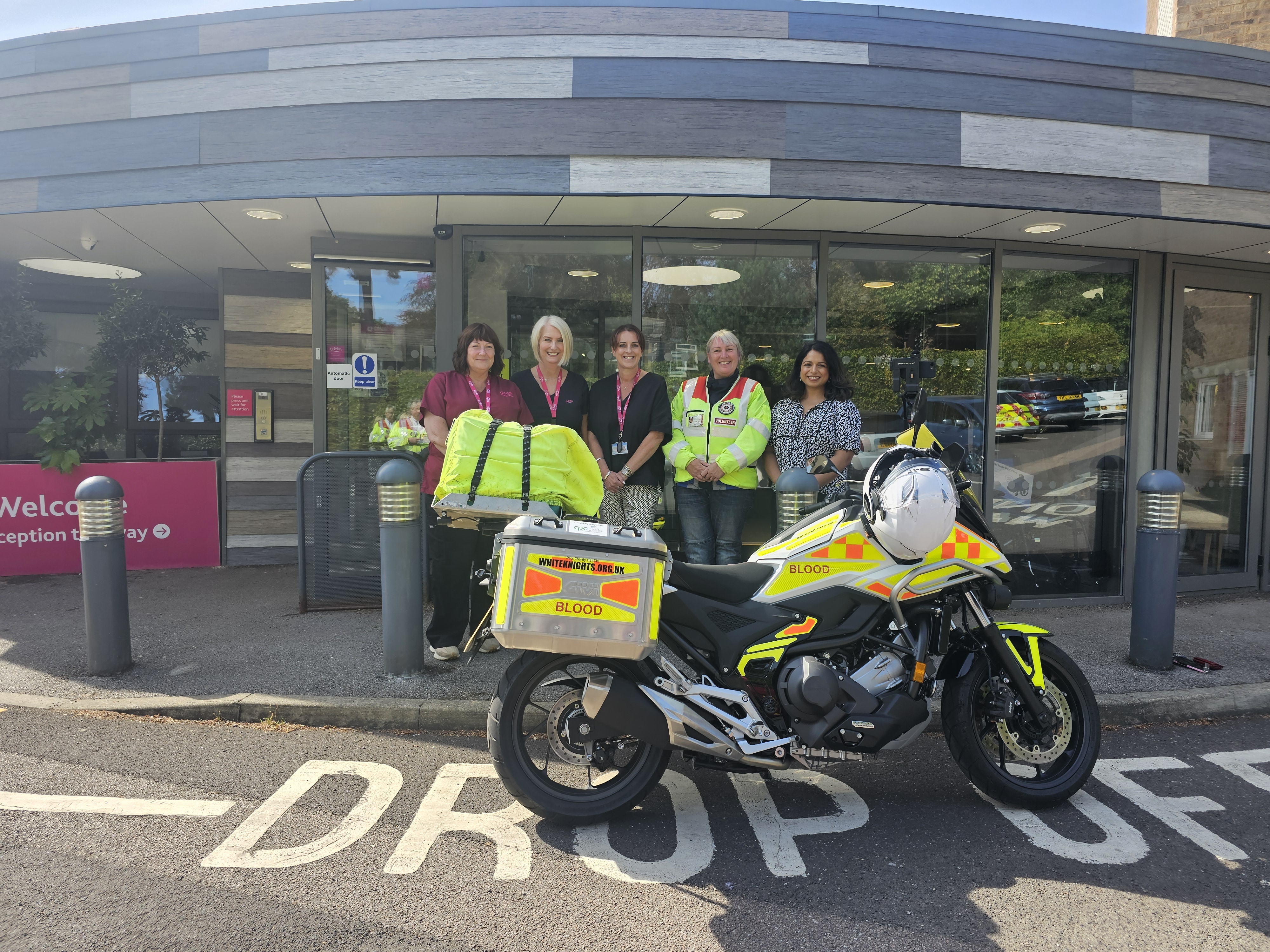 Whiteknights Yorkshire Blood Bikes St Luke's