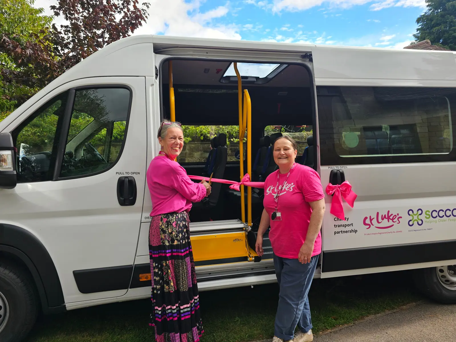 Gilly's generosity funds St Luke's new patient minibus