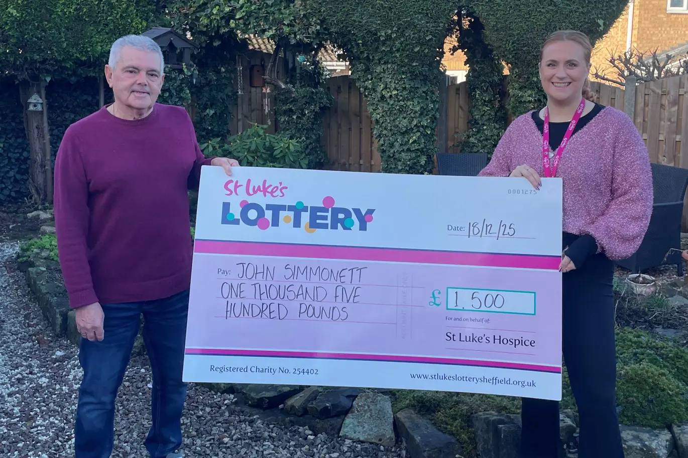 Solt's Raffle John scoops £1500 prize in St Luke's Winter Raffle