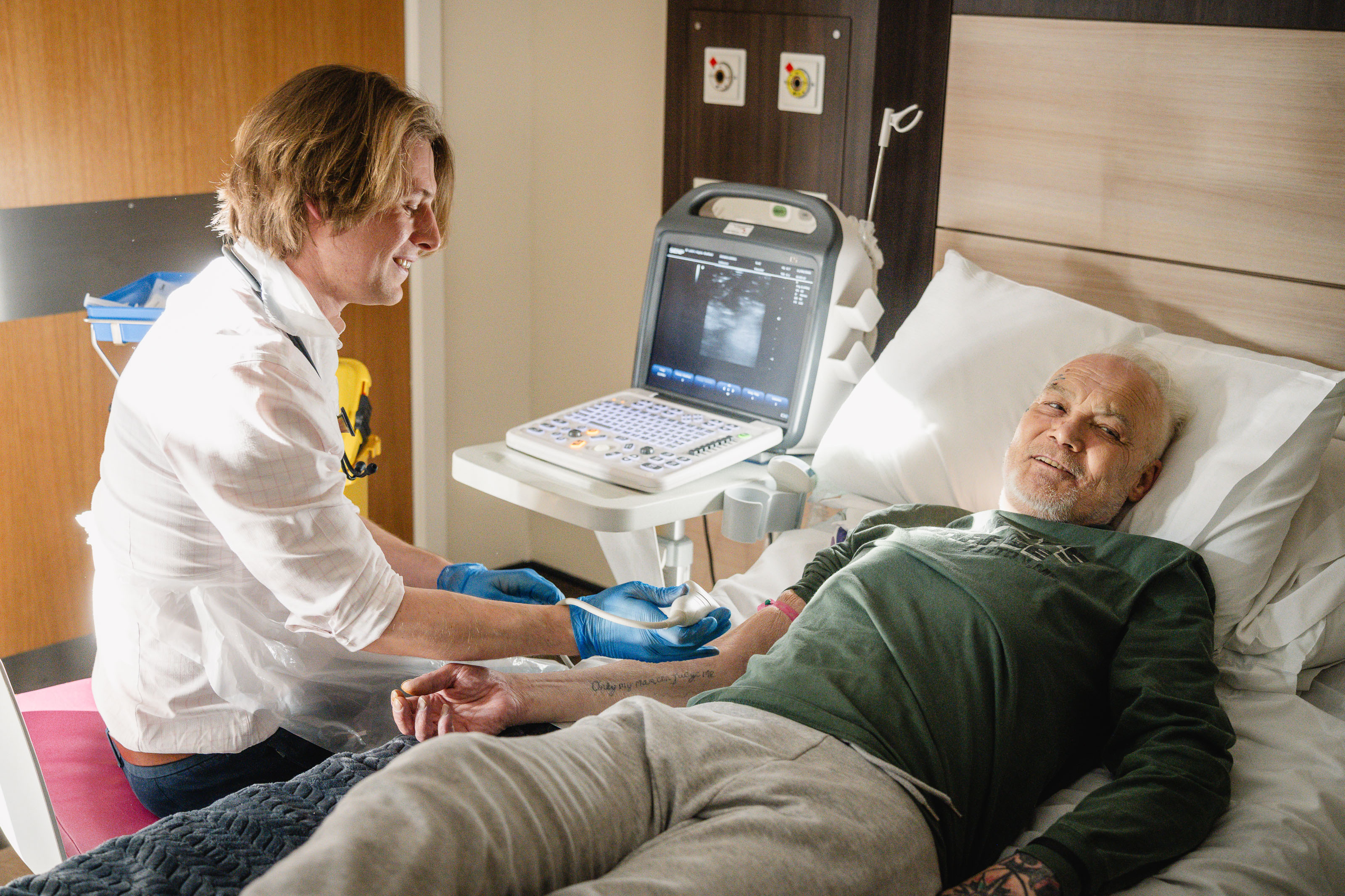 Refer to hospice care at St Luke’s