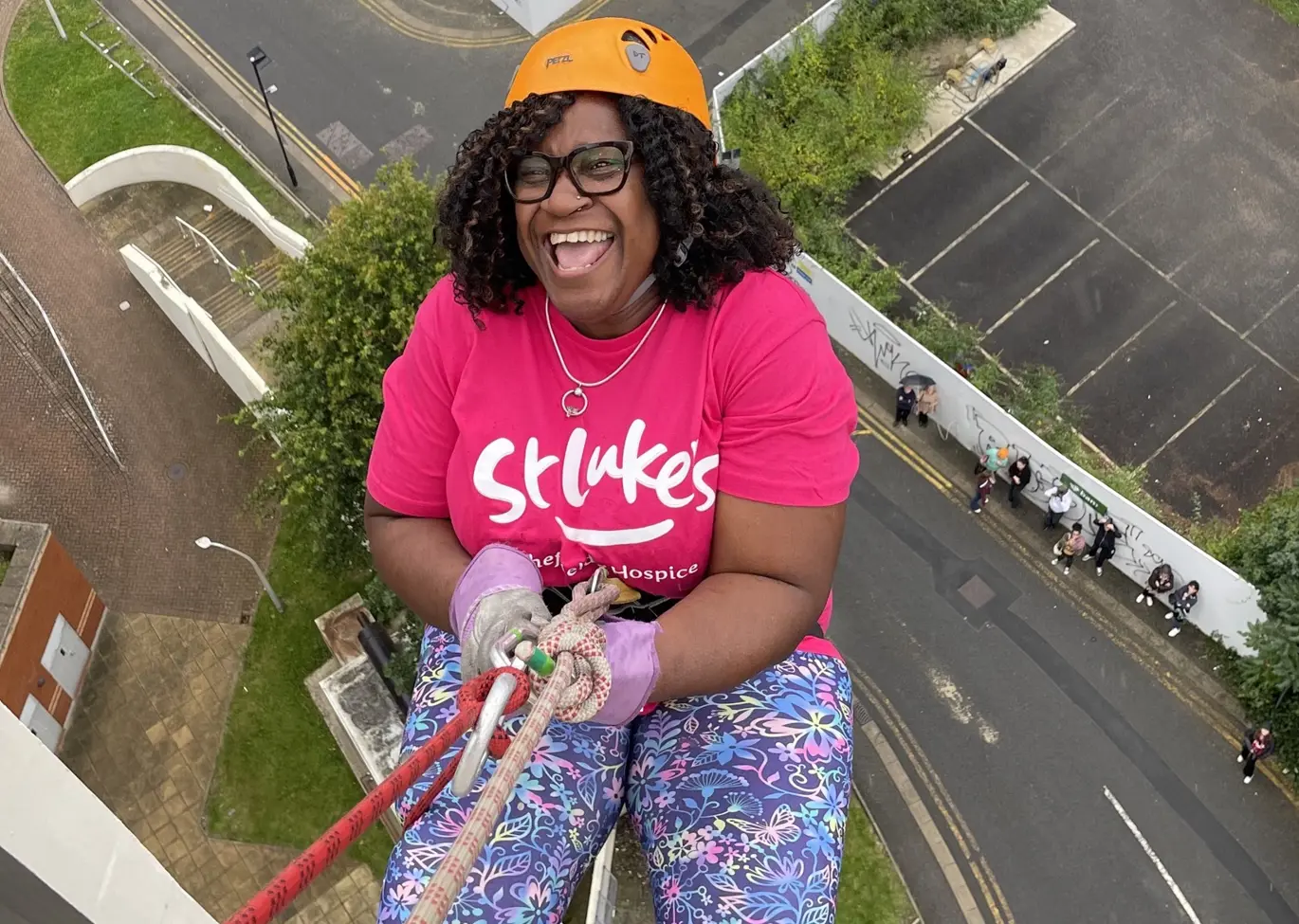 Marva Mathis Marva keeps smiling as she hits the heights
