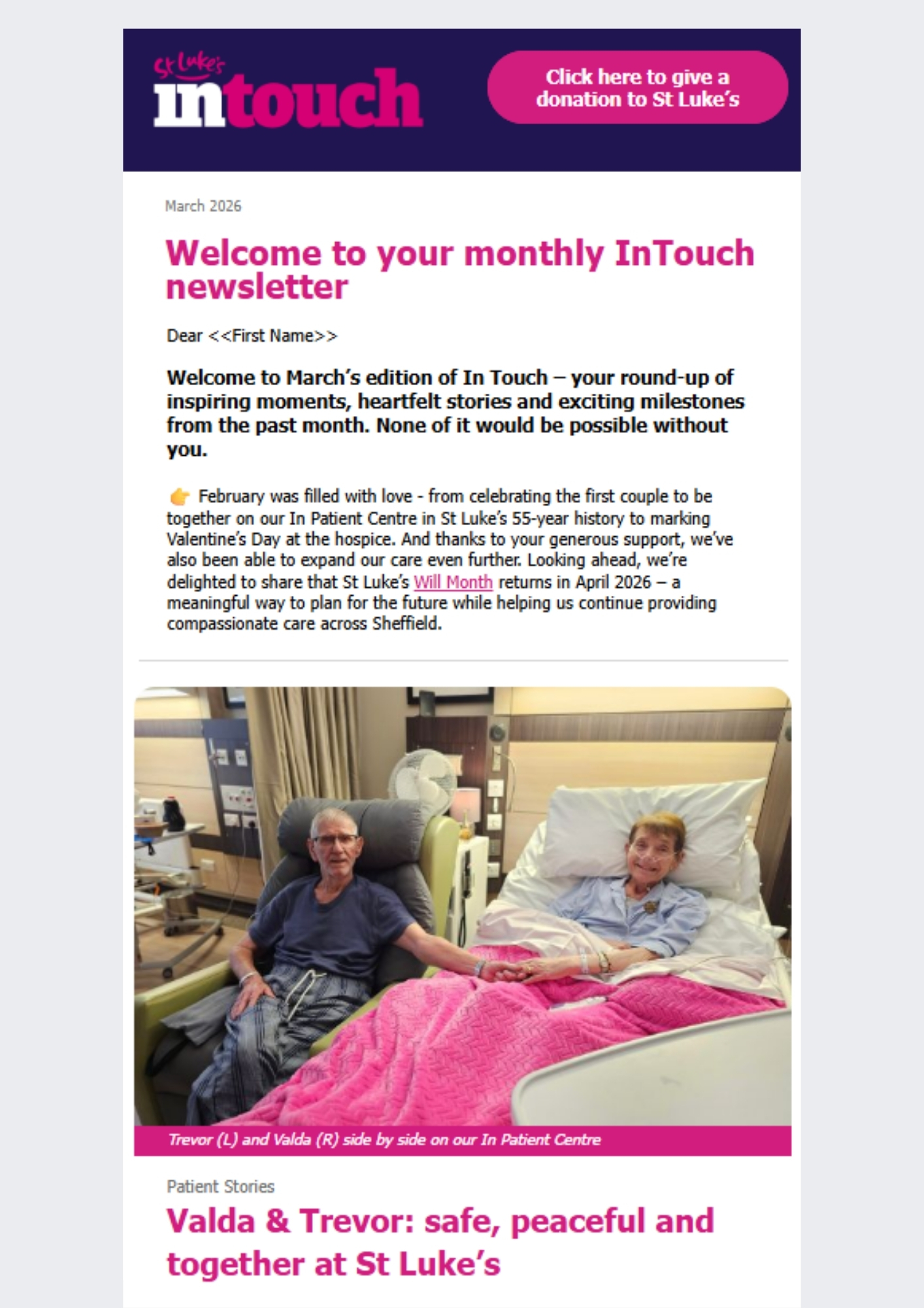 St Luke's InTouch Newsletter - March 2026
